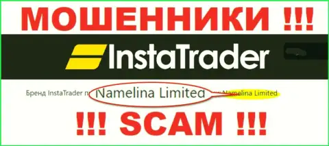 Namelina Limited - это владельцы преступно действующей компании InstaTrader