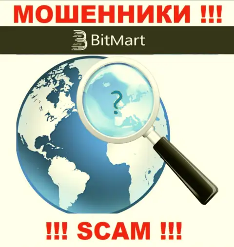 Официальный адрес регистрации BitMart старательно скрыт, а значит не работайте совместно с ними - это аферисты