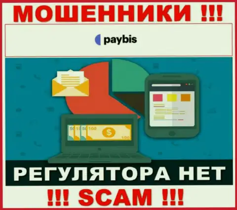 У PayBis на web-ресурсе не имеется инфы о регуляторе и лицензии конторы, а следовательно их вообще нет
