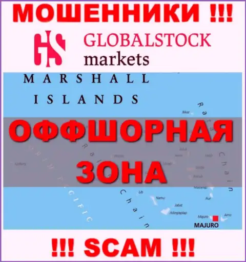 GlobalStockMarkets находятся на территории - Маршалловы острова, остерегайтесь совместного сотрудничества с ними
