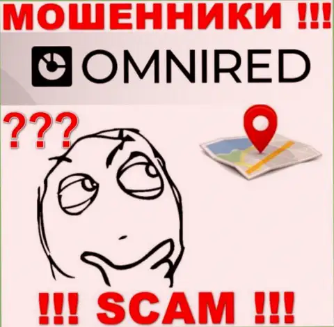 На веб-ресурсе Omnired Org тщательно скрывают сведения касательно местоположения компании