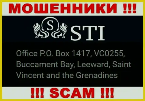 Сент-Винсент и Гренадины это юридическое место регистрации организации StokOptions