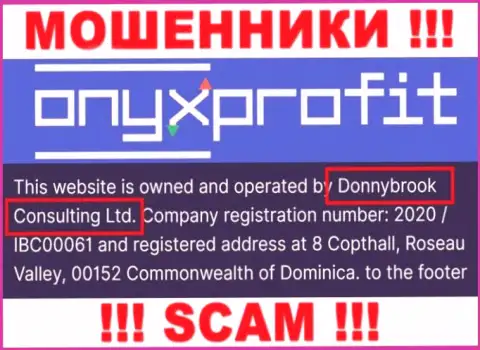 Юридическое лицо компании Donnybrook Consulting Ltd - это Donnybrook Consulting Ltd, информация позаимствована с официального интернет-площадки