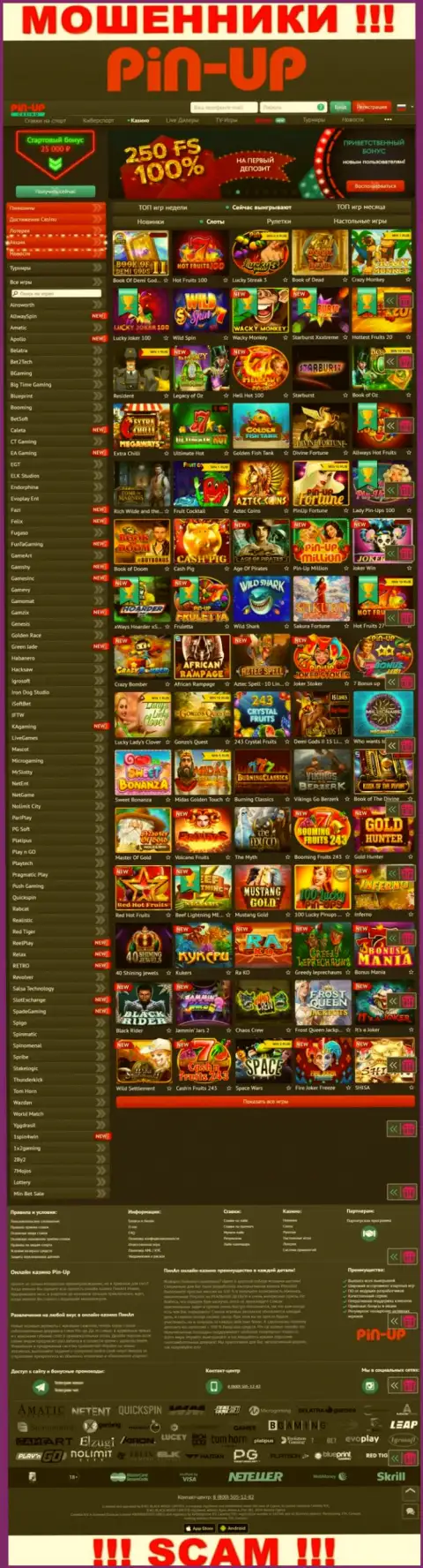 Пин-Ап Казино - официальный web-сайт internet-ворюг PinUp Casino