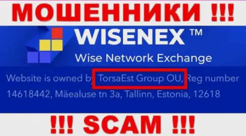 TorsaEst Group OU руководит конторой ВисенЭкс Ком - это АФЕРИСТЫ !!!