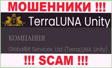 Кидалы TerraLunaUnity не прячут свое юридическое лицо это ГлобалБит Сервис