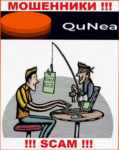 Итог от сотрудничества с QuNea один - кинут на финансовые средства, именно поэтому откажите им в совместном взаимодействии