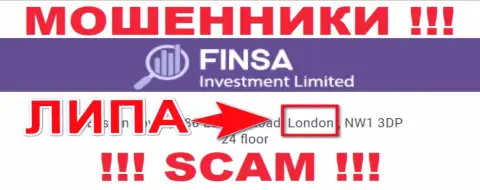 FinsaInvestment Limited - это РАЗВОДИЛЫ, дурачащие доверчивых клиентов, оффшорная юрисдикция у конторы фейковая