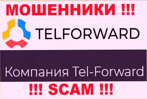 Юридическое лицо TelForward это Tel-Forward, такую информацию опубликовали махинаторы на своем веб-сайте