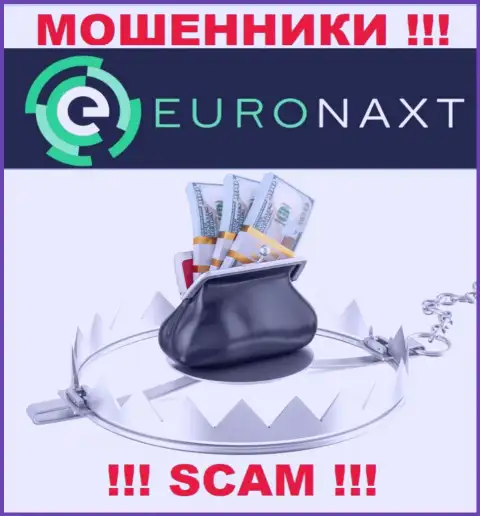 Не вводите ни копеечки дополнительно в брокерскую организацию EuroNaxt Com - отожмут все подчистую