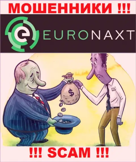 В дилинговой организации Euronaxt LTD хитрым путем тянут дополнительные переводы