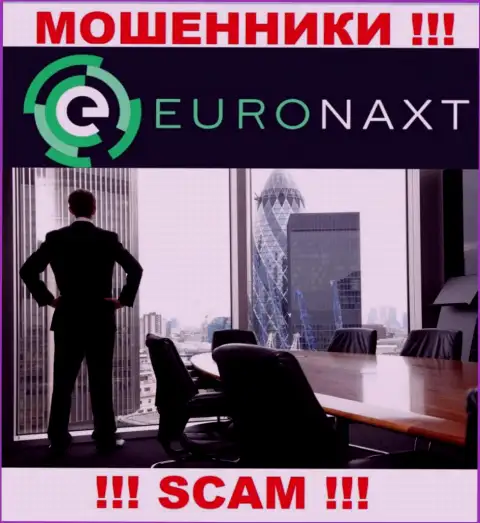 EuroNaxt Com - это МОШЕННИКИ !!! Инфа о руководителях отсутствует