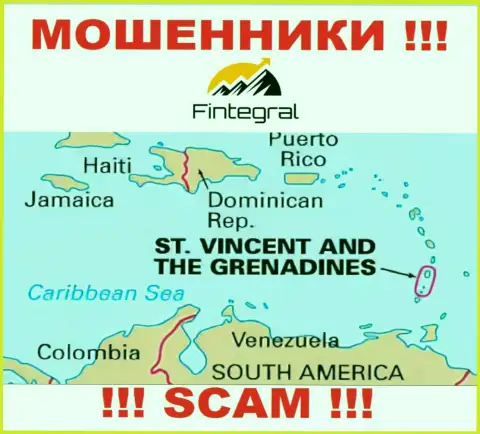 St. Vincent and the Grenadines - именно здесь зарегистрирована мошенническая организация Fintegral