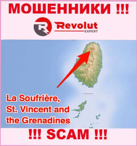 Компания Револют Эксперт - это разводилы, находятся на территории St. Vincent and the Grenadines, а это офшорная зона