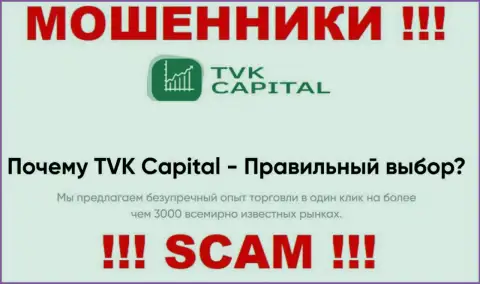 Broker - это направление деятельности, в которой промышляют TVK Capital