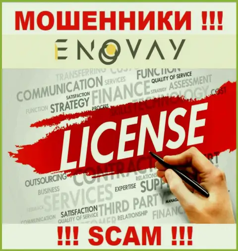 У организации EnoVay нет разрешения на ведение деятельности в виде лицензии это ШУЛЕРА